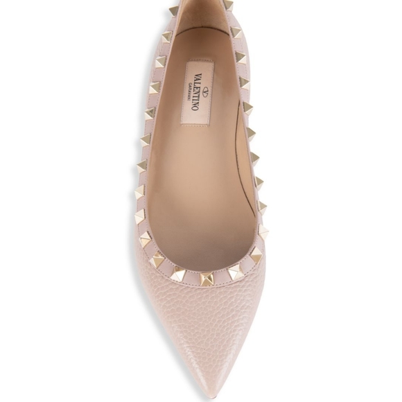 ❤️SOLD❤️ Valentino Rockstud Ballerina Flats - Picture 9 of 10